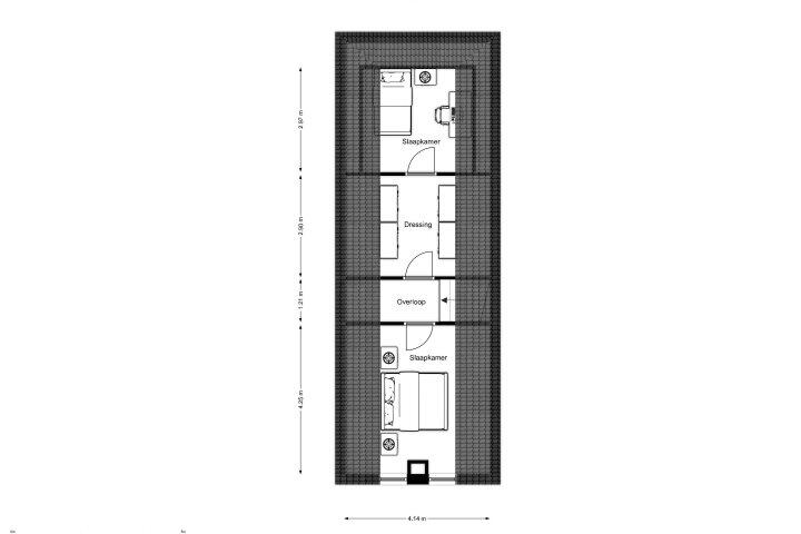 Plattegrond – Zuiderend 70, Drachten