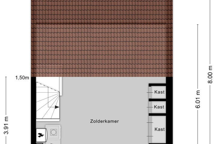 Plan – Zuiderkeerkring 223, Alphen aan den Rijn