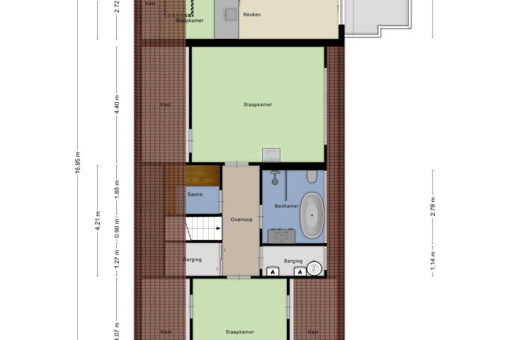 Plattegrond – Zuidkade 49, Boskoop