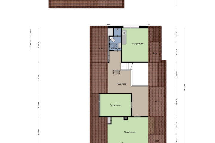 Plattegrond – Zuidwijk 29, Boskoop
