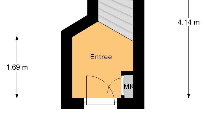 Plattegrond – Zusterstraat 31, Middelburg
