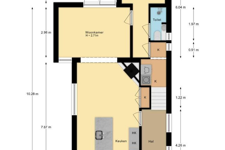 Plattegrond – Zutphensestraat 17, Apeldoorn