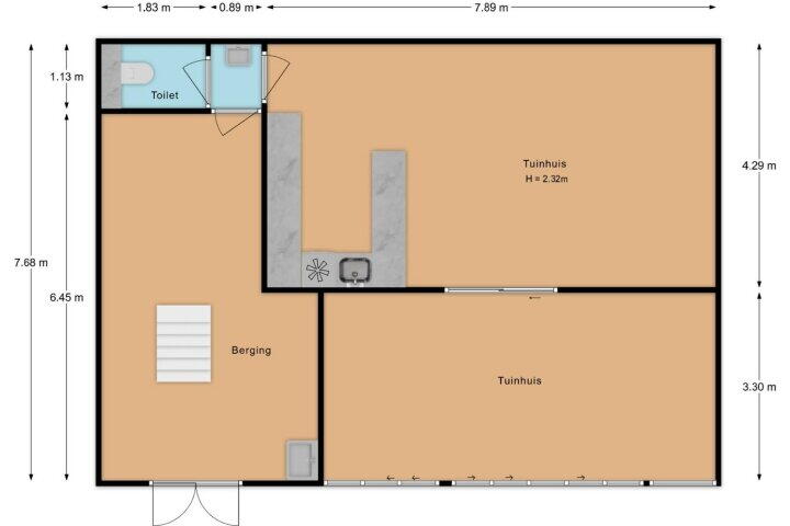 Plattegrond – Zutphensestraat 17, Apeldoorn