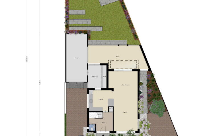 Plattegrond – Zwaluwstraat 2, Wijchen