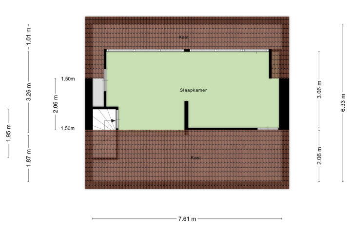 Plattegrond – Zwaluwstraat 2, Wijchen