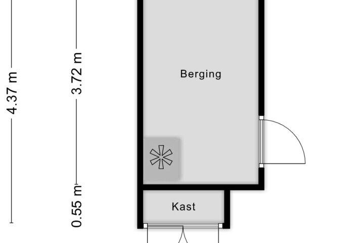 Plattegrond – Zwaluwstraat 151, Nijmegen