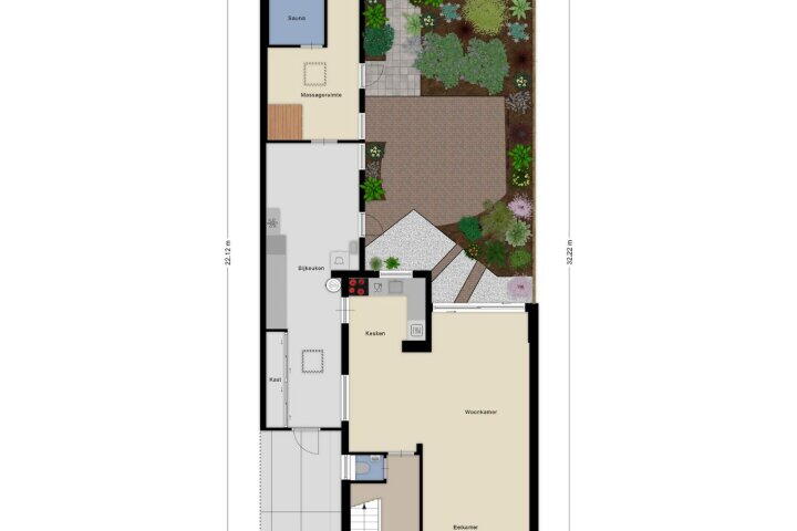 Plattegrond – Zwaluwstraat 18, Wijchen