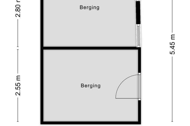 Plattegrond – Zwanensingel 115, Wijchen