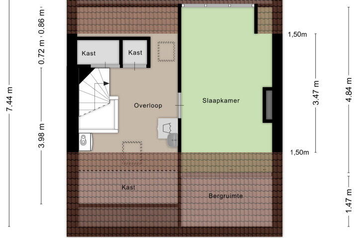 Plattegrond – Zwanensingel 115, Wijchen