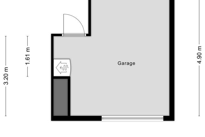 Plattegrond – Zwanensingel 17, Wijchen