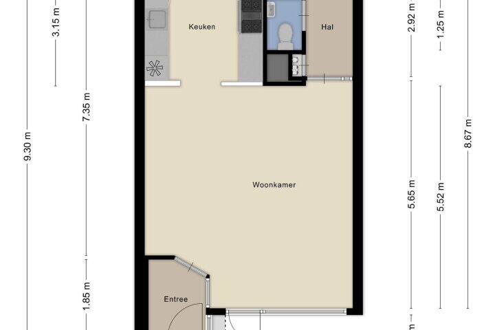 Plattegrond – Zwanenstraat 20, Maastricht