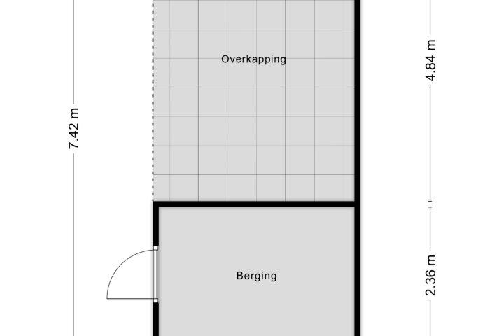 Plattegrond – Zwanenveld 3716, Nijmegen