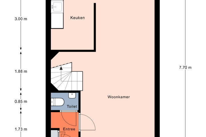 Plattegrond – Zwanenveld 4360, Nijmegen
