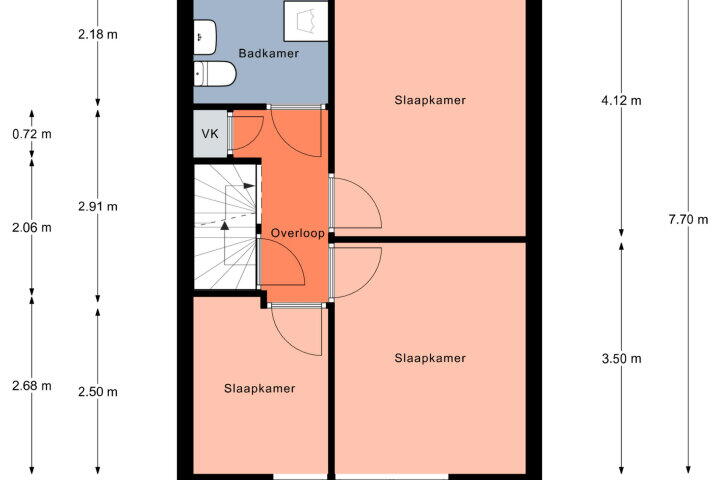 Plattegrond – Zwanenveld 4360, Nijmegen