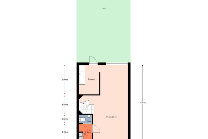 Plattegrond – Zwanenveld 4360, Nijmegen