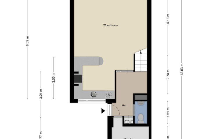 Plattegrond – Zwanenveld 7512, Nijmegen