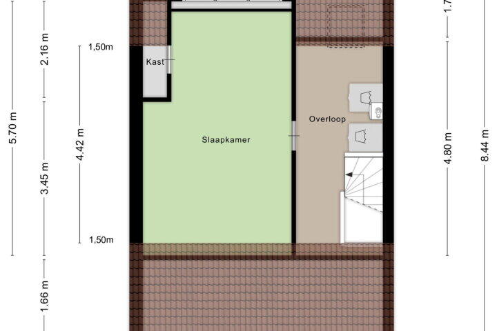 Plattegrond – Zwanenveld 7512, Nijmegen