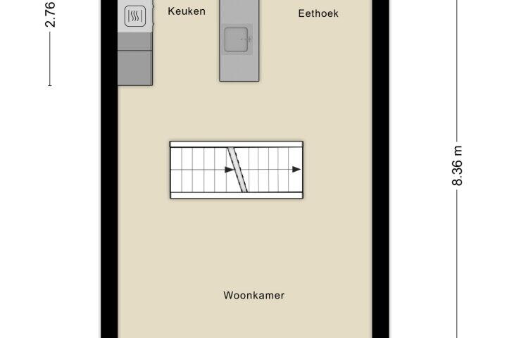 Plattegrond – Zwarte Specht 66, Zeewolde