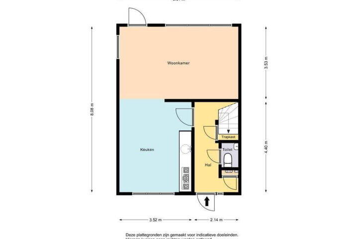 Plattegrond – Zwemmer 113, Drachten