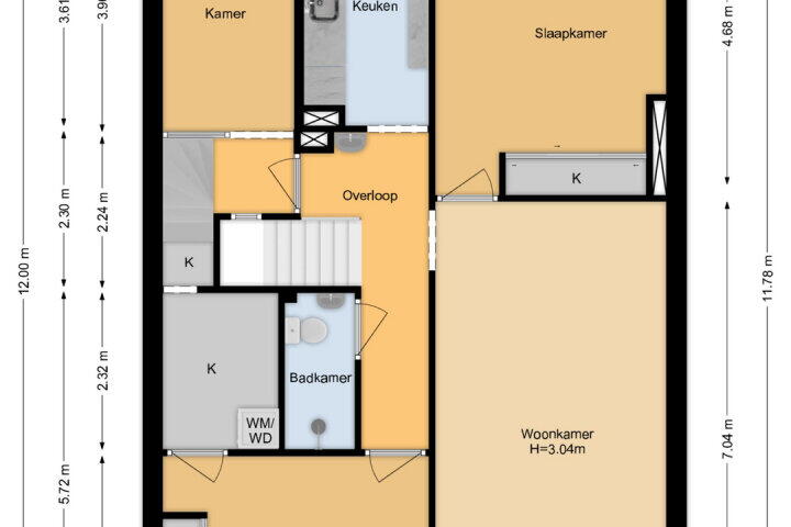 Plattegrond – Zwetstraat 35, 's-gravenhage